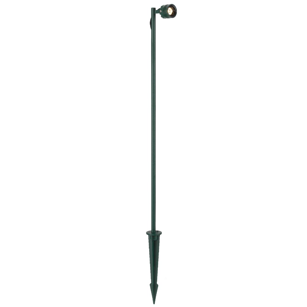 Telbix Rilto Post Light in Verde Green, Black and Corten