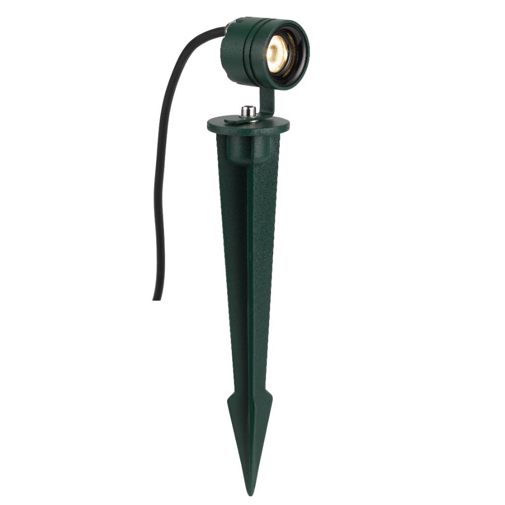 Telbix Rilto Spike Light in Verde Green, Black and Corten - Mases LightingTelbix