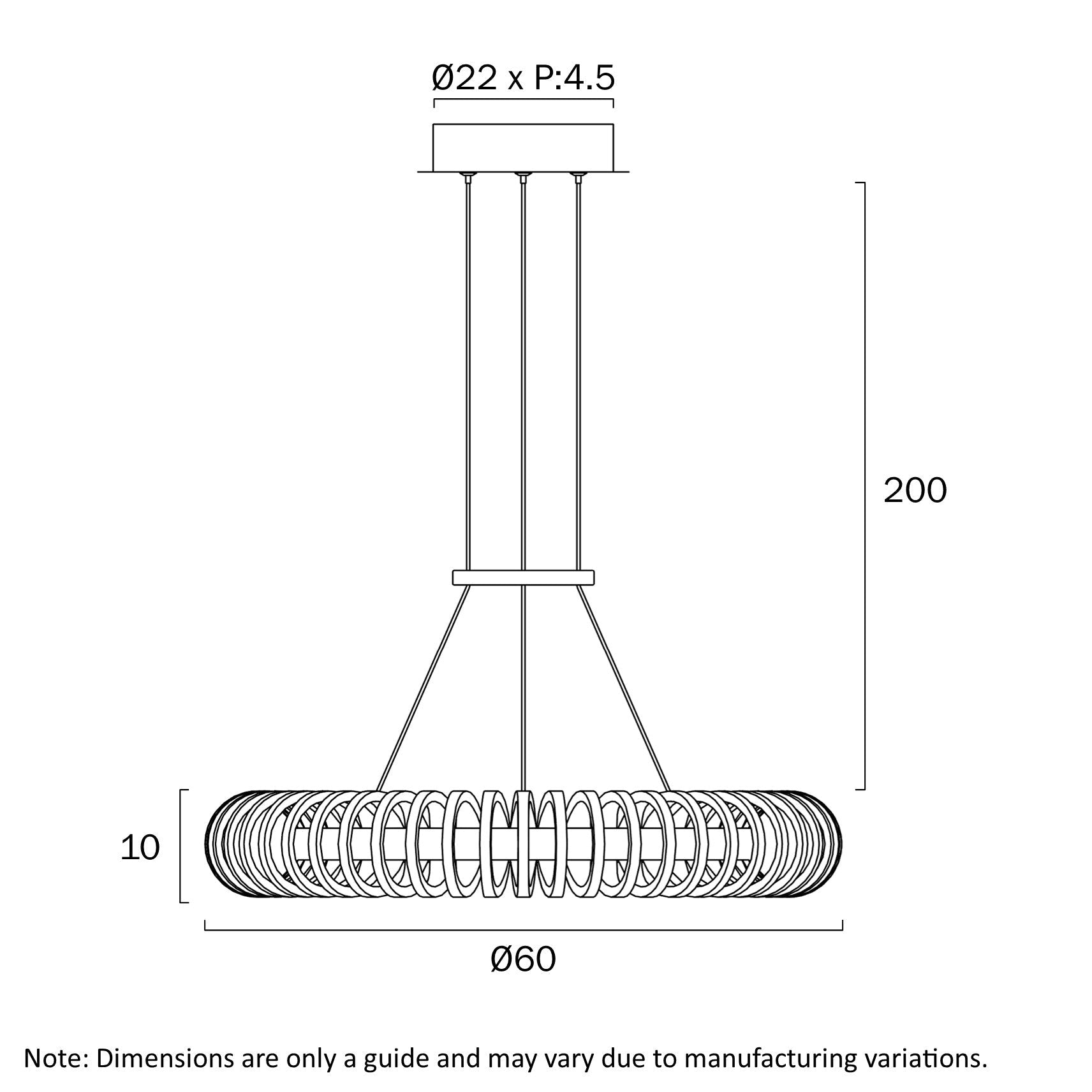 Telbix Romay 60 Pendant Light