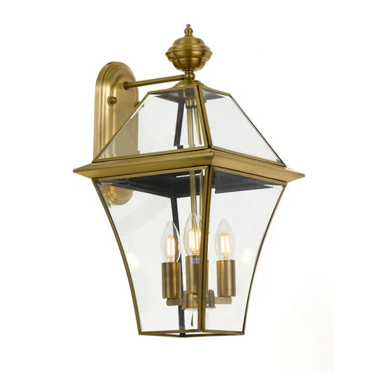 Telbix Rye 27 Solid Brass Exterior Wall Light - Mases LightingTelbix