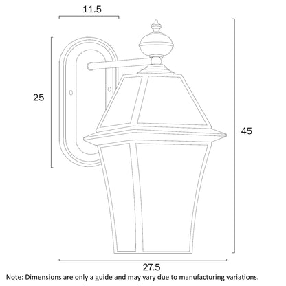 Telbix Rye 27 Solid Brass Exterior Wall Light - Mases LightingTelbix