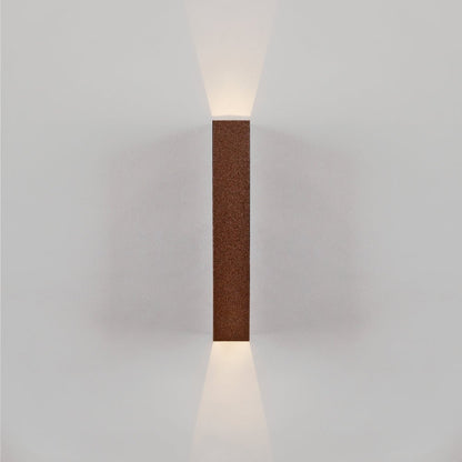 Telbix Ryland Exterior LED Up / Down Wall Light in Brass, Black and Rusty - Mases LightingTelbix