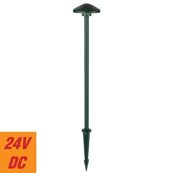 Telbix Scape Post Light in Verde Green, Black and Corten