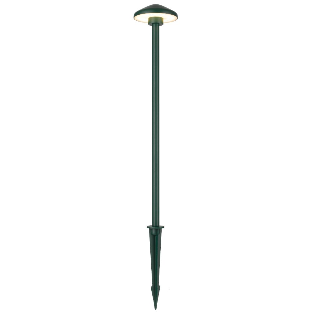 Telbix Scape Post Light in Verde Green, Black and Corten
