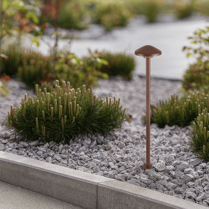 Telbix Scape Post Light in Verde Green, Black and Corten - Mases LightingTelbix