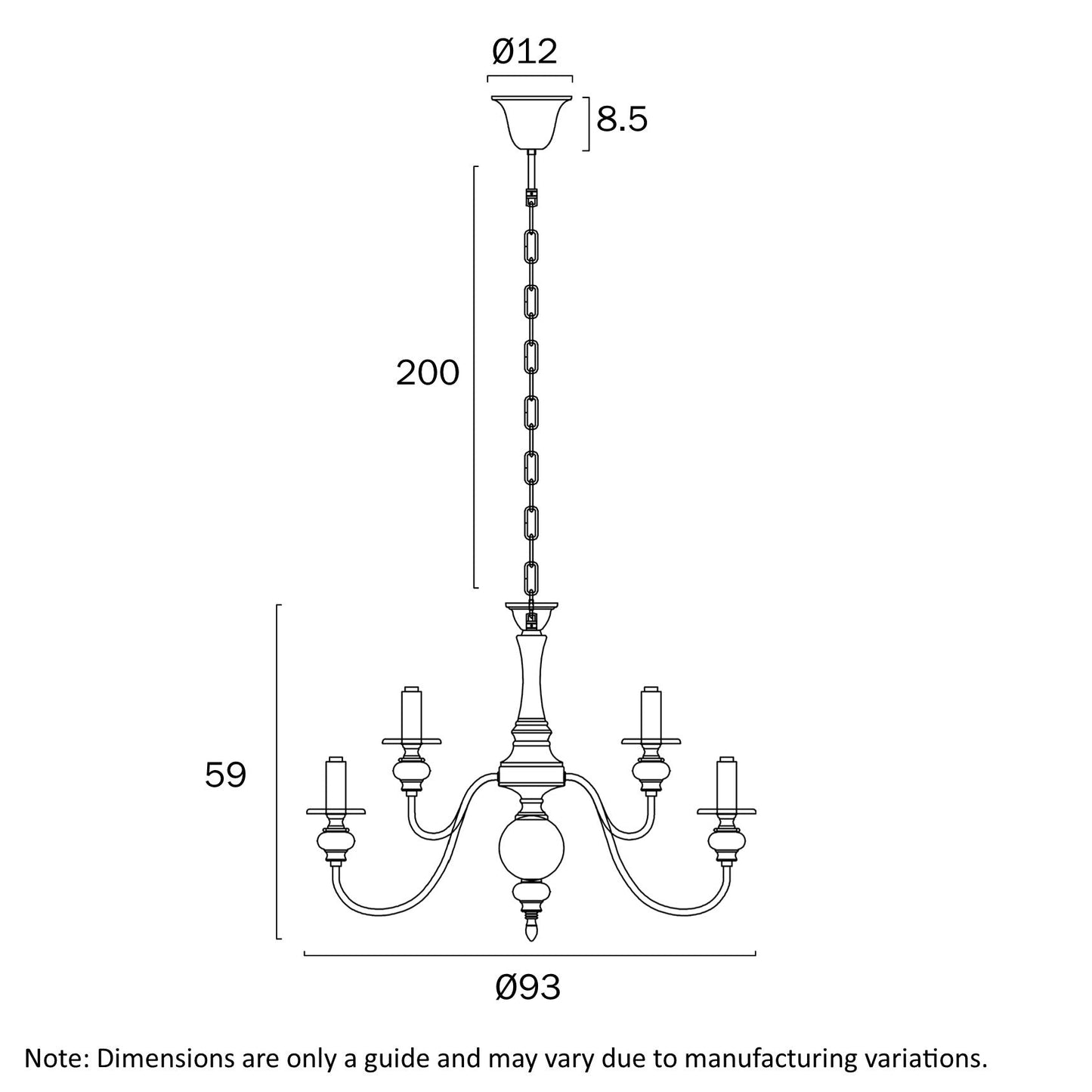 Telbix Siedel 15 Light Pendant Copper SIEDEL PE15 - CP - Mases LightingTelbix