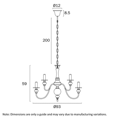 Telbix Siedel 15 Light Pendant Copper SIEDEL PE15 - CP - Mases LightingTelbix