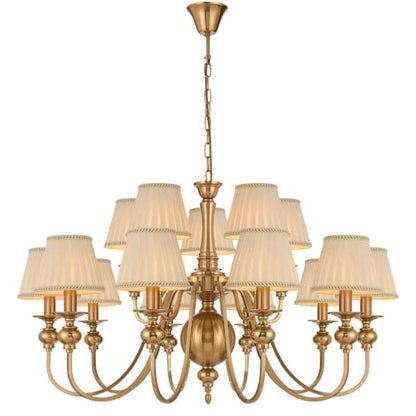 Telbix Siedel 15 Light Pendant With Shades Copper SIEDEL PE15SH - CP - Mases LightingTelbix