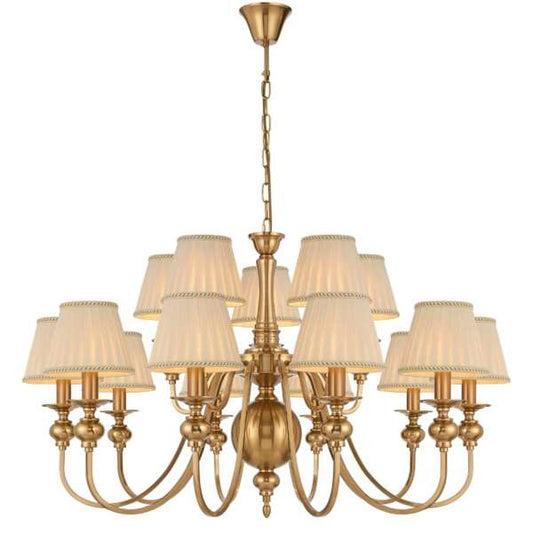 Telbix Siedel 15 Light Pendant With Shades Copper SIEDEL PE15SH - CP - Mases LightingTelbix