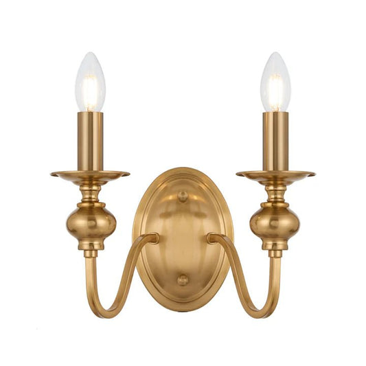 Telbix Siedel 2 Light Wall Bracket Copper SIEDEL WB2 - CP - Mases LightingTelbix