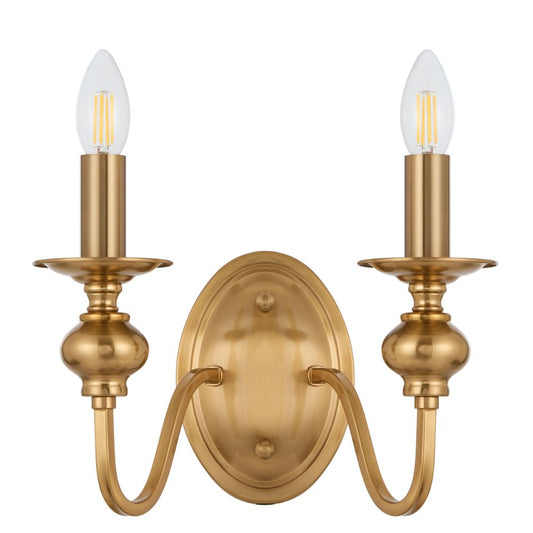 Telbix Siedel 2 Light Wall Bracket Copper SIEDEL WB2 - CP - Mases LightingTelbix