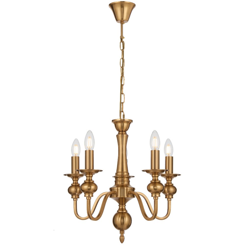 Telbix Siedel 5 Light Pendant Copper SIEDEL PE05 - CP - Mases LightingTelbix