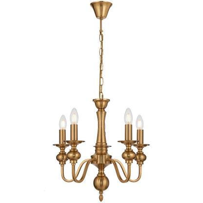 Telbix Siedel 5 Light Pendant Copper SIEDEL PE05 - CP - Mases LightingTelbix