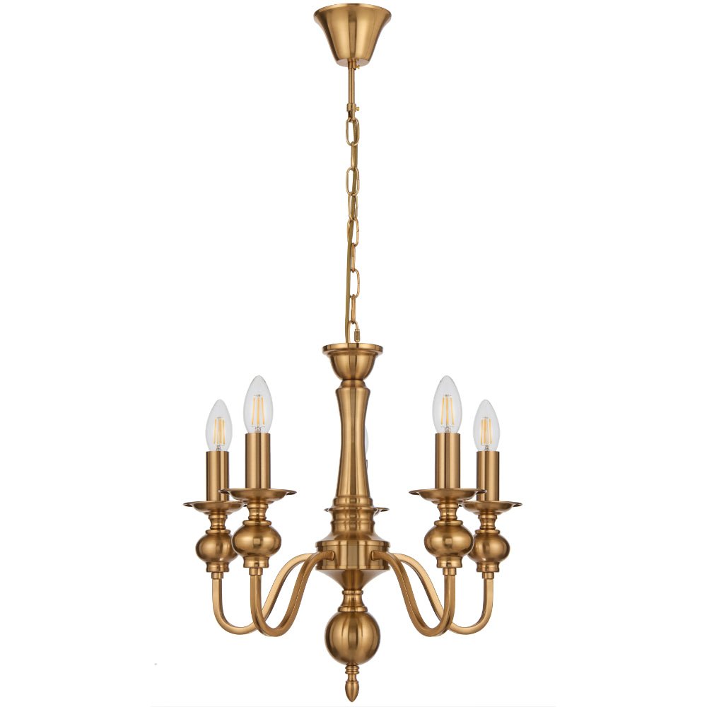 Telbix Siedel 5 Light Pendant Copper SIEDEL PE05 - CP - Mases LightingTelbix