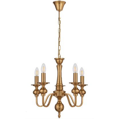 Telbix Siedel 5 Light Pendant Copper SIEDEL PE05 - CP - Mases LightingTelbix