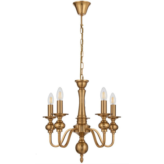 Telbix Siedel 5 Light Pendant Copper SIEDEL PE05 - CP - Mases LightingTelbix