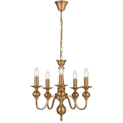 Telbix Siedel 5 Light Pendant Copper SIEDEL PE05 - CP - Mases LightingTelbix