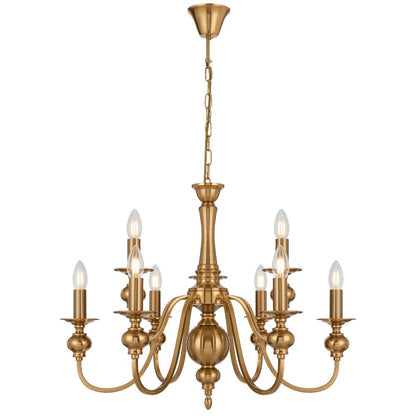 Telbix Siedel 8 Light Pendant Copper SIEDEL PE08 - CP - Mases LightingMases Lighting