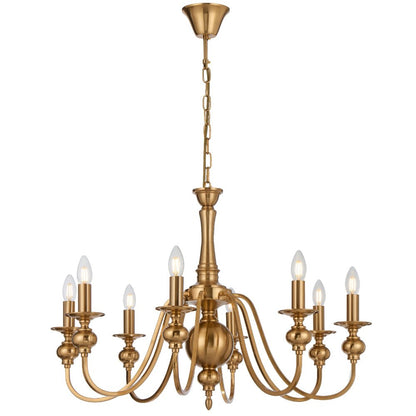 Telbix Siedel 8 Light Pendant Copper SIEDEL PE08 - CP - Mases LightingMases Lighting