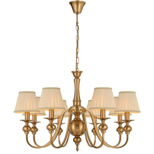 Telbix Siedel 8 Light Pendant With Shades Copper SIEDEL PE08SH - CP - Mases LightingTelbix