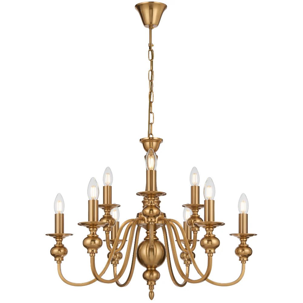 Telbix Siedel 9 Light Pendant Copper SIEDEL PE09 - CP - Mases LightingTelbix