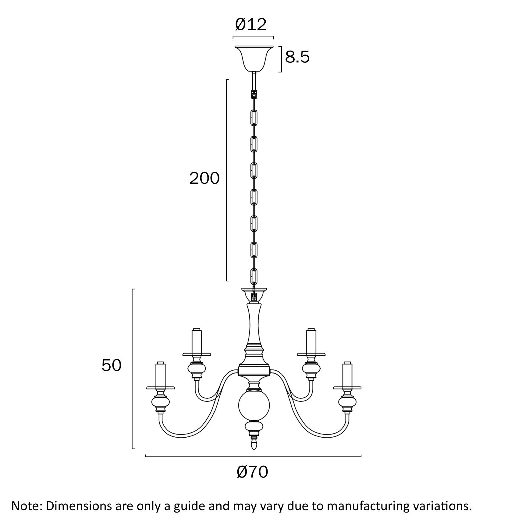 Telbix Siedel 9 Light Pendant Copper SIEDEL PE09 - CP - Mases LightingTelbix