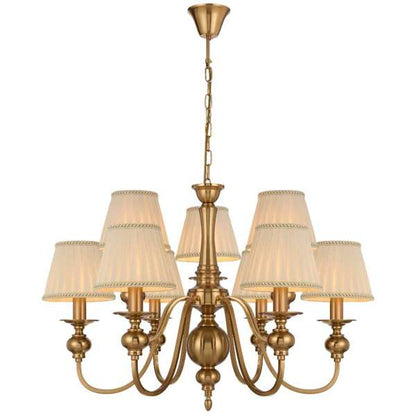 Telbix Siedel 9 Light Pendant With Shades Copper SIEDEL PE09SH - CP - Mases LightingTelbix
