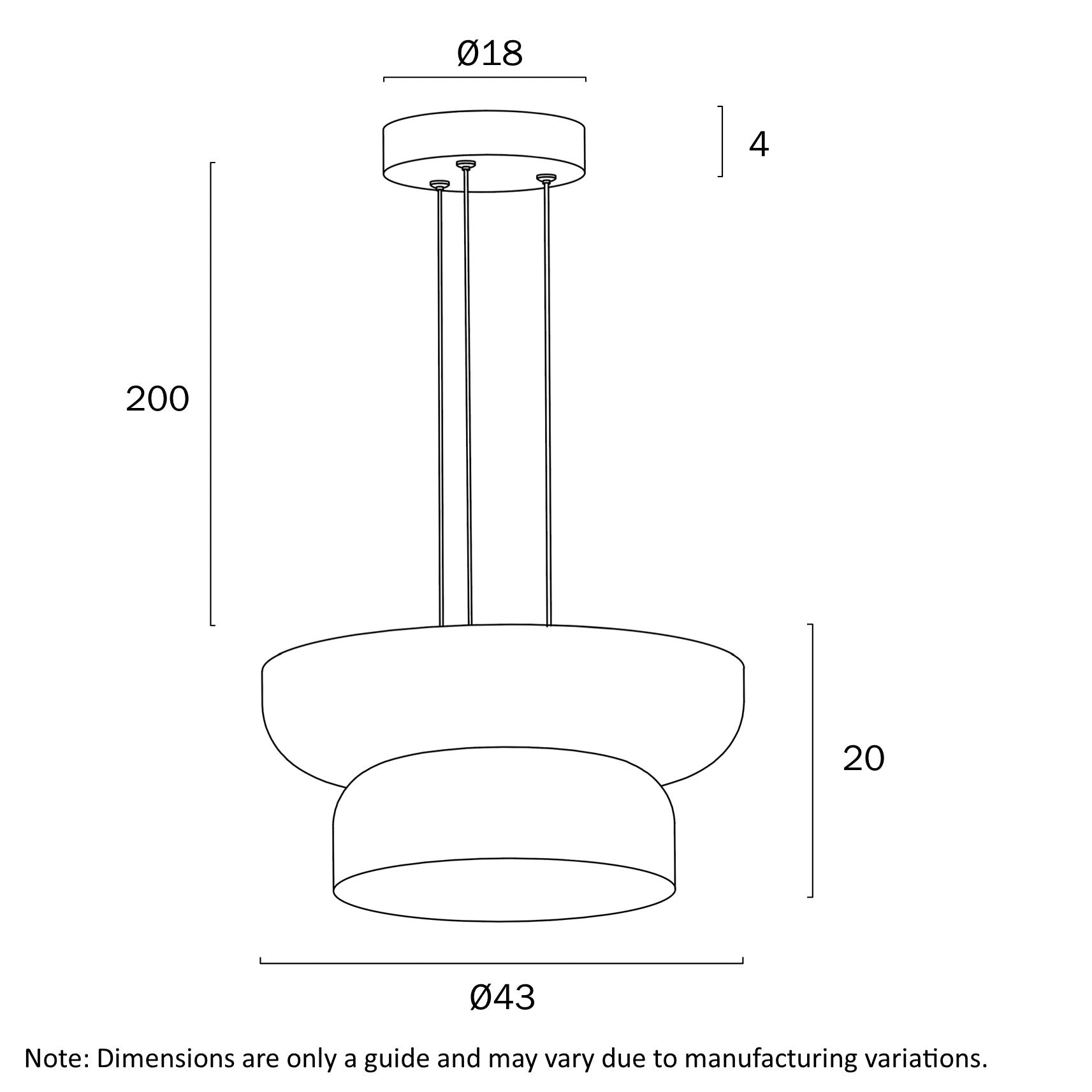 Telbix Skapa Pendant Light BA - SKAPA PE BA-OP