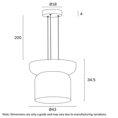 Telbix Skapa Pendant Light BC - SKAPA PE BC - OP - Mases LightingTelbix
