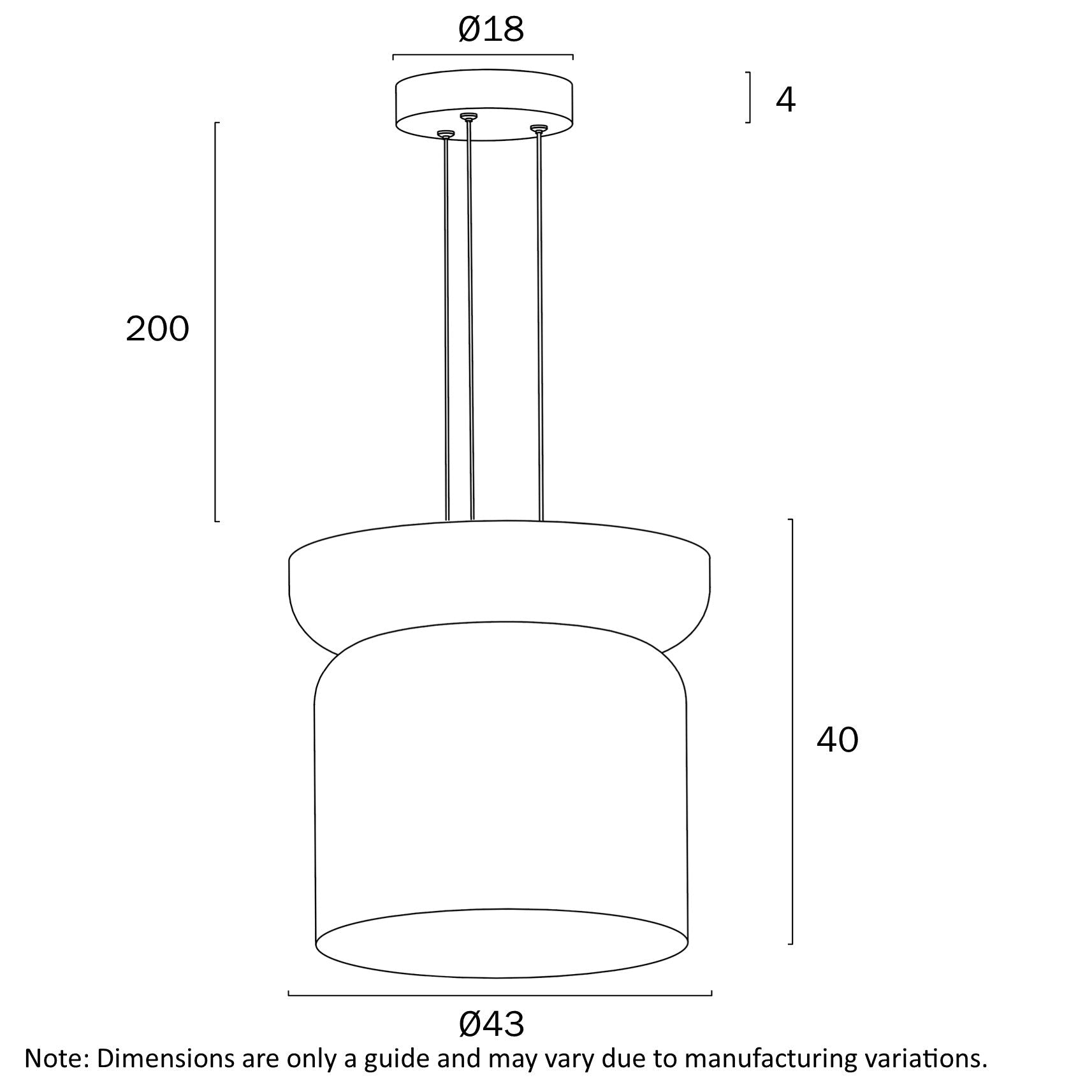 Telbix Skapa Pendant Light BD - SKAPA PE BD-OP