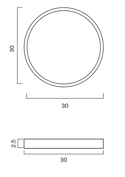Telbix Sky 30 Round Oyster - Mases LightingTelbix