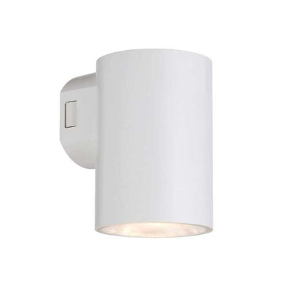 Telbix Stina 1 Light Exterior 9W LED Wall Light in Black or White - Mases LightingTelbix