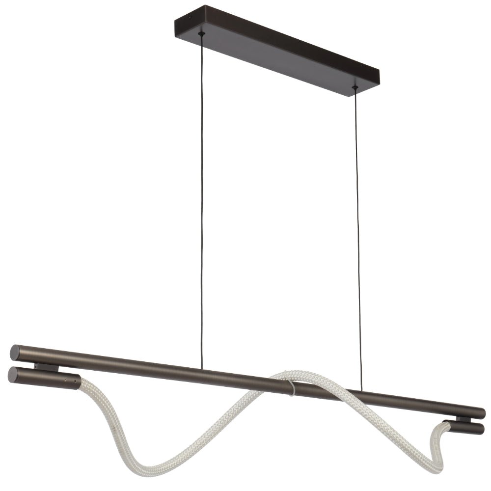 Telbix Taft 1200mm LED Pendant Gun Metal - TAFT PE120-GM