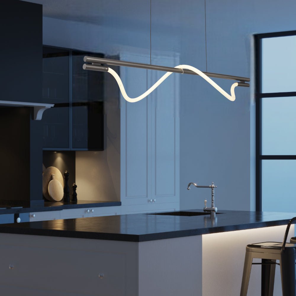 Telbix Taft 1200mm LED Pendant Gun Metal - TAFT PE120-GM