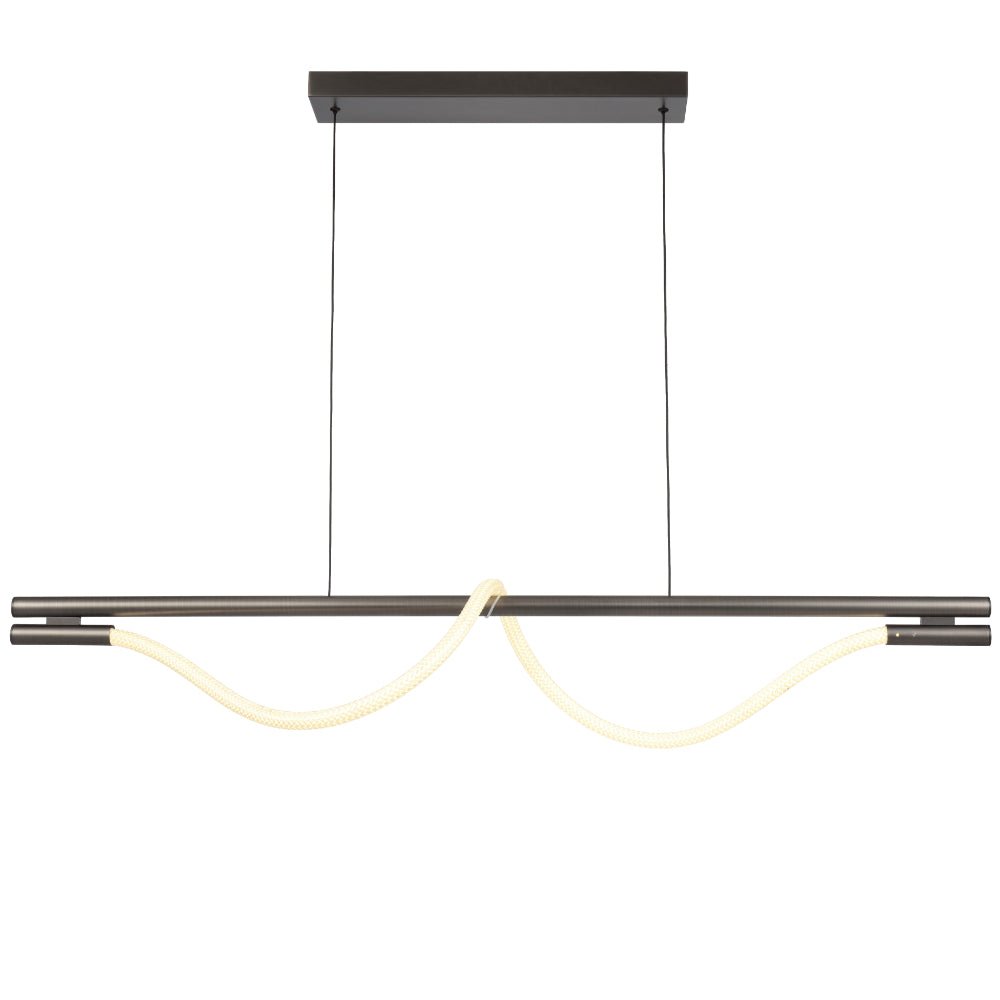 Telbix Taft 1200mm LED Pendant Gun Metal - TAFT PE120-GM