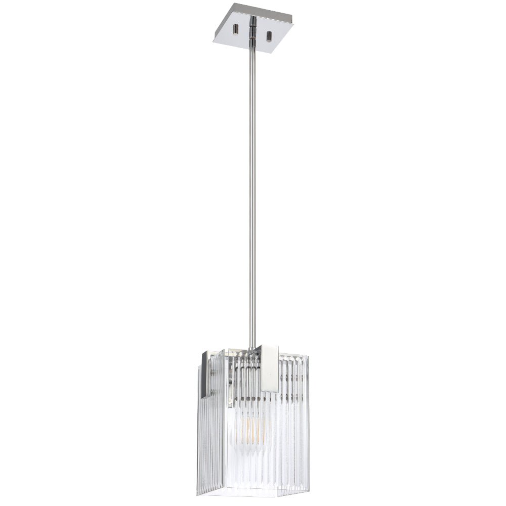 Telbix Telbix Pelion 1 Light Pendant Chrome PELION PE1 - CH - Mases LightingTelbix
