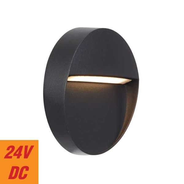 Telbix Terin Square or Round LED Step Wall Light in Black, Verde Green and White - Mases LightingTelbix