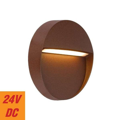 Telbix Terin Square or Round LED Step Wall Light in Black, Verde Green and White - Mases LightingTelbix