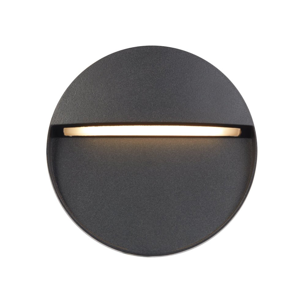 Telbix Terin Square or Round LED Step Wall Light in Black, Verde Green and White
