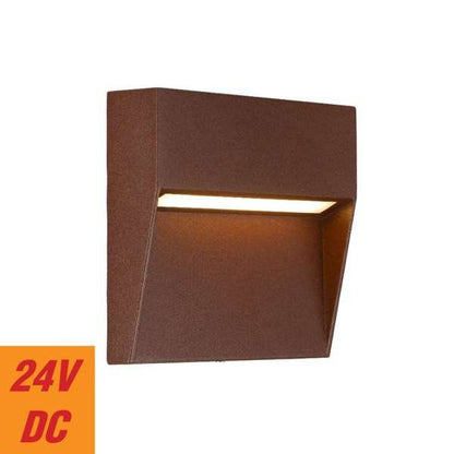 Telbix Terin Square or Round LED Step Wall Light in Black, Verde Green and White - Mases LightingTelbix