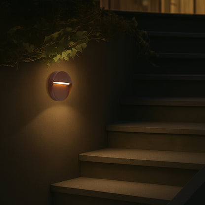 Telbix Terin Square or Round LED Step Wall Light in Black, Verde Green and White - Mases LightingTelbix