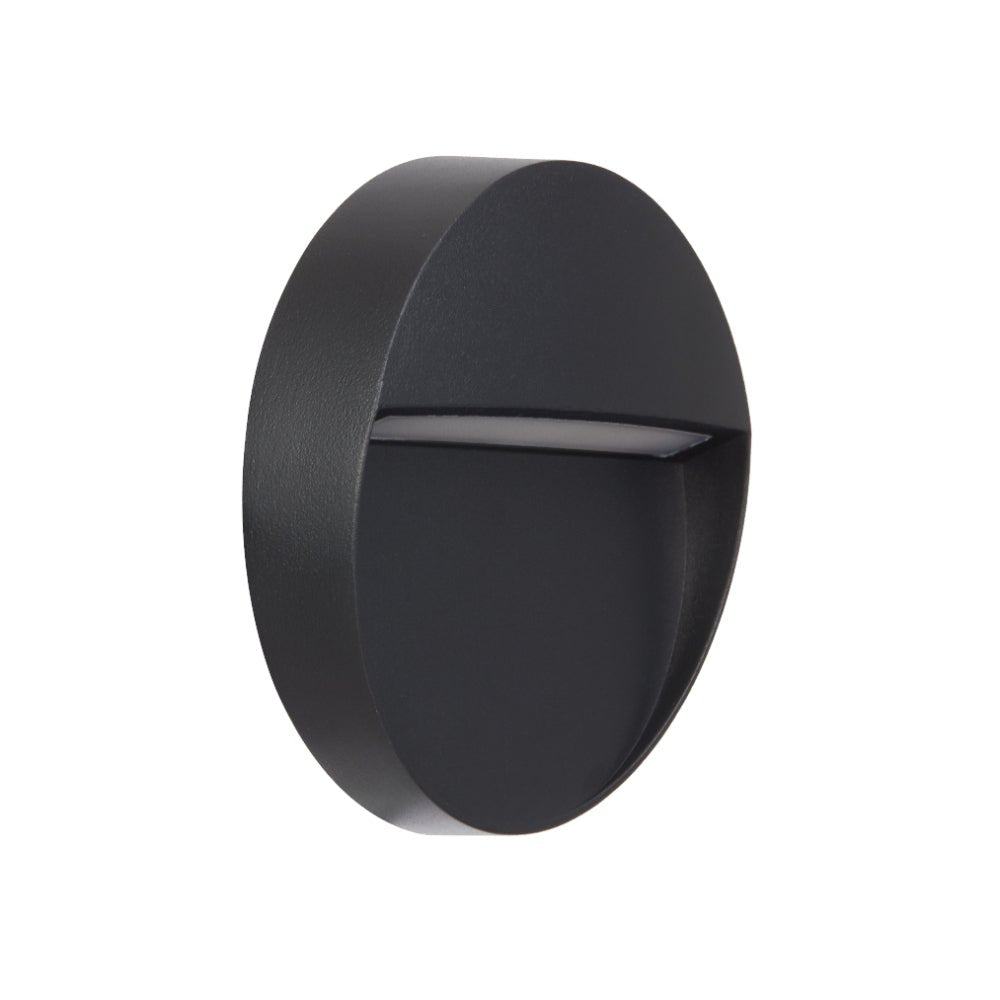 Telbix Terin Square or Round LED Step Wall Light in Black, Verde Green and White
