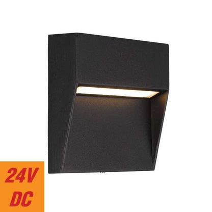 Telbix Terin Square or Round LED Step Wall Light in Black, Verde Green and White - Mases LightingTelbix