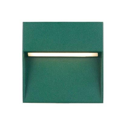 Telbix Terin Square or Round LED Step Wall Light in Black, Verde Green and White - Mases LightingTelbix