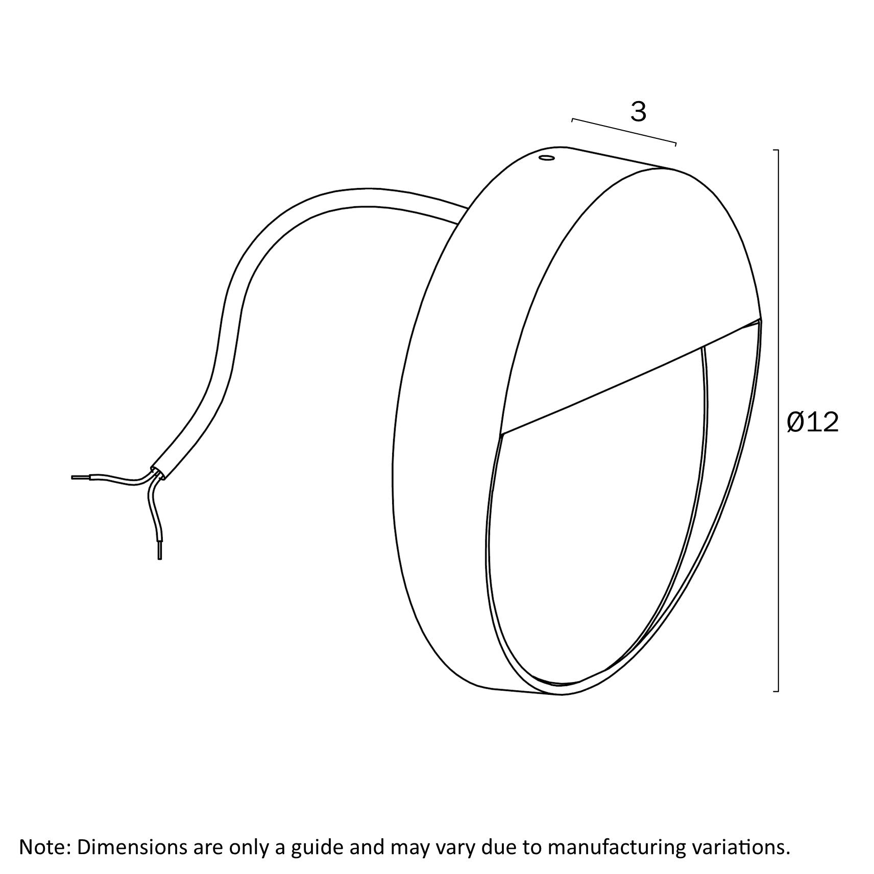 Telbix Terin Square or Round LED Step Wall Light in Black, Verde Green and White