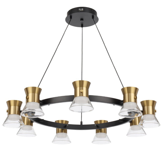 Telbix Tipico 9 Light LED Pendant Gold TIPICO PE9 - GD - Mases LightingTelbix