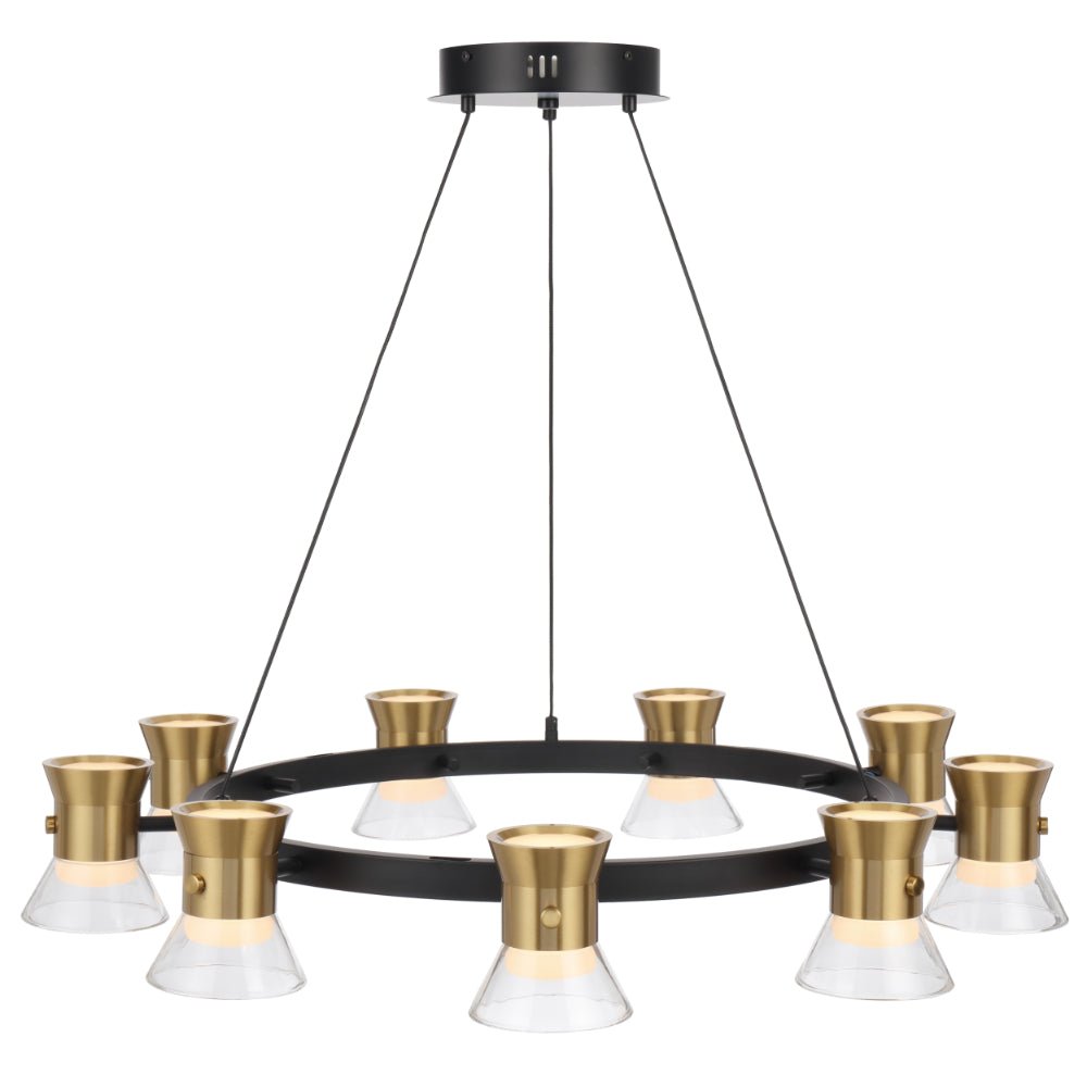 Telbix Tipico 9 Light LED Pendant Gold TIPICO PE9 - GD - Mases LightingTelbix