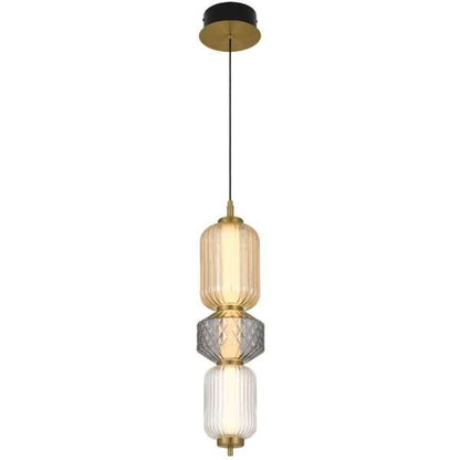 Telbix Torso 3 Light LED Pendant Brass TORSO PE3 - BRS - Mases LightingTelbix