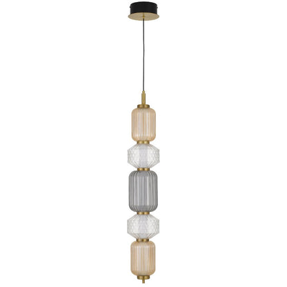 Telbix Torso 5 Light LED Pendant Brass TORSO PE5 - BRS - Mases LightingTelbix