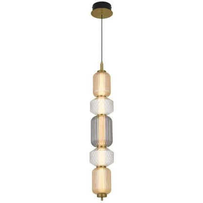 Telbix Torso 5 Light LED Pendant Brass TORSO PE5 - BRS - Mases LightingTelbix